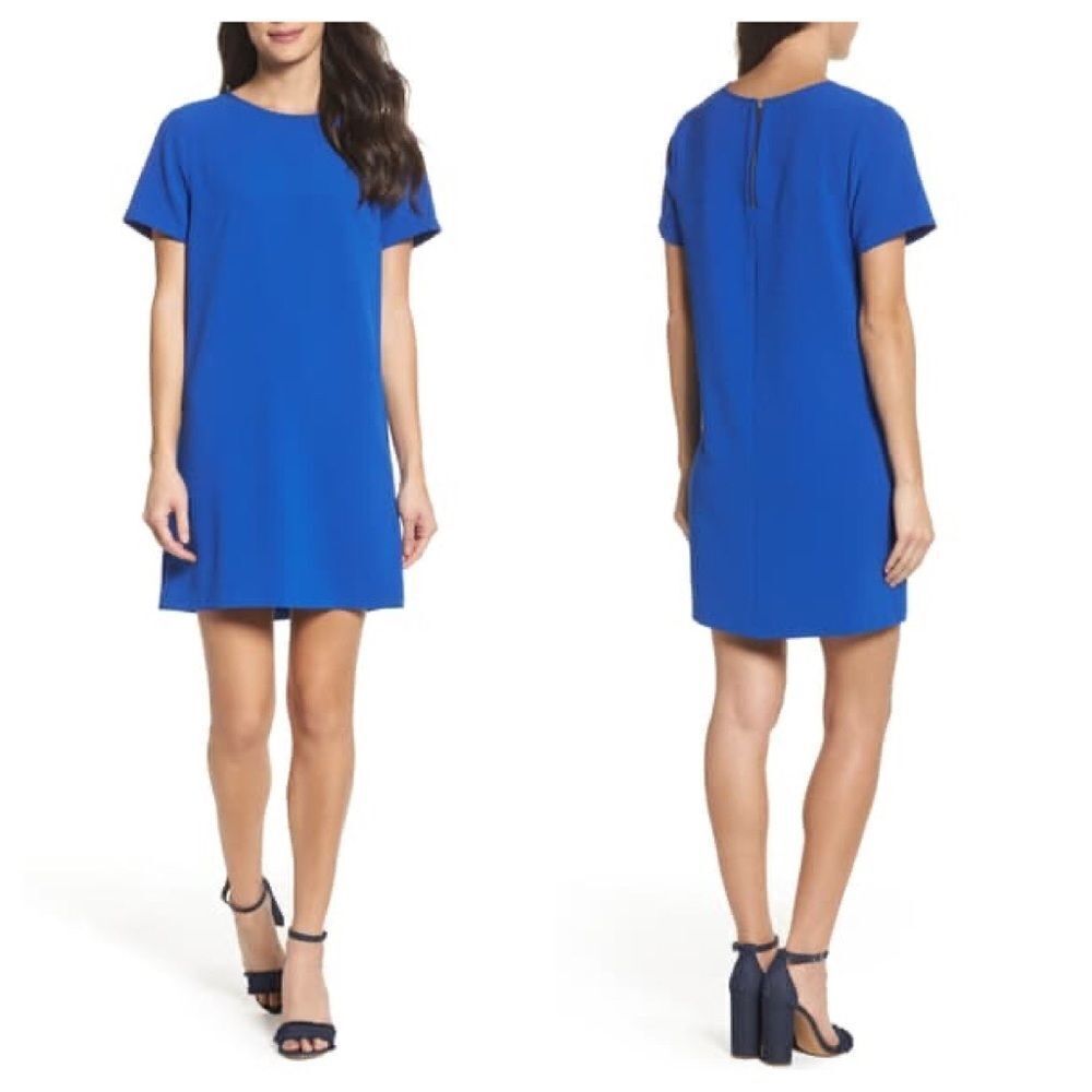 Felicity & Coco Devery Crepe Shift Dress